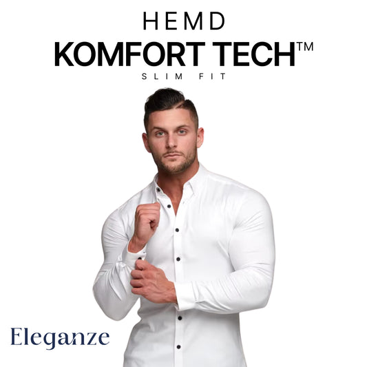 Komfort Tech – Herrenhemd mit flexibler Technologie [KAUFE 1, ERHALTE 1 GRATIS]