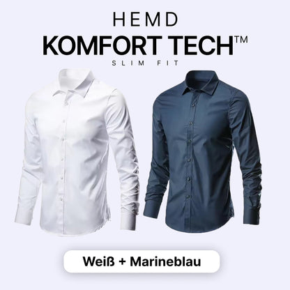 Komfort Tech – Herrenhemd mit flexibler Technologie [KAUFE 1, ERHALTE 1 GRATIS]